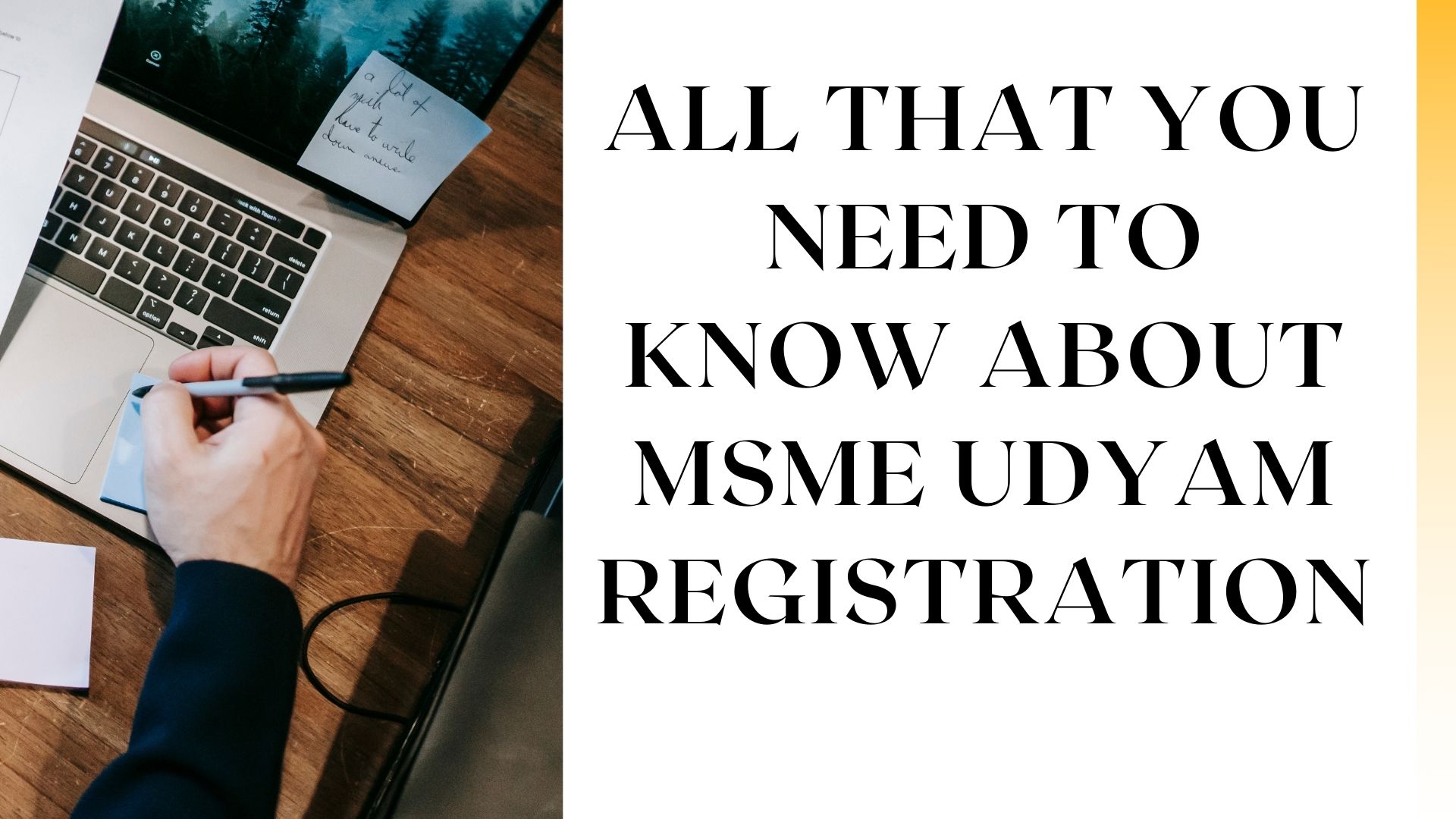 All that You Need to Know About MSME Udyam Registration